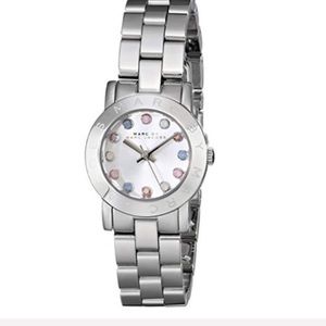 Marc by Marc Jacobs Stainless Steel Stone Watch